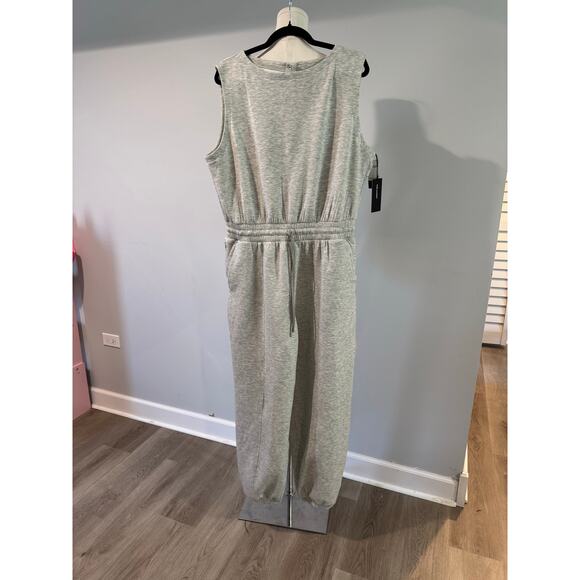 YPB neoKnit by Abercrombie & Fitch Jumpsuit Jogger Pant - Heather Gray Sz XL NWT - Picture 2 of 9